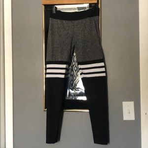 Bombshell high waisted thigh highs heather legging